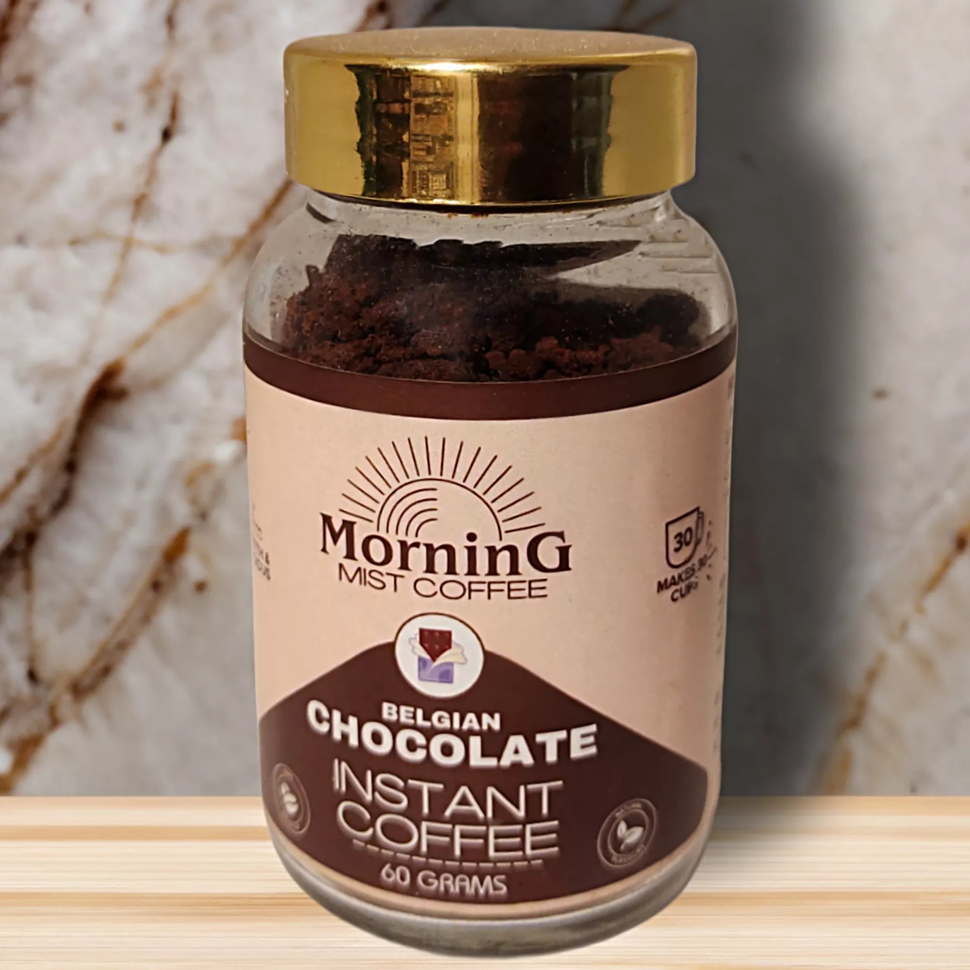 Belgian Chocolate Instant Coffee - 60 gm - Coorg Flavour Coffee