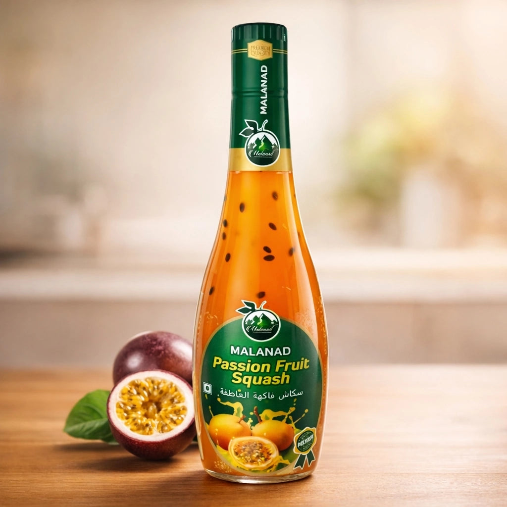 Passion Fruit Squash - 750 ML - Malanad Passion Fruit Squash