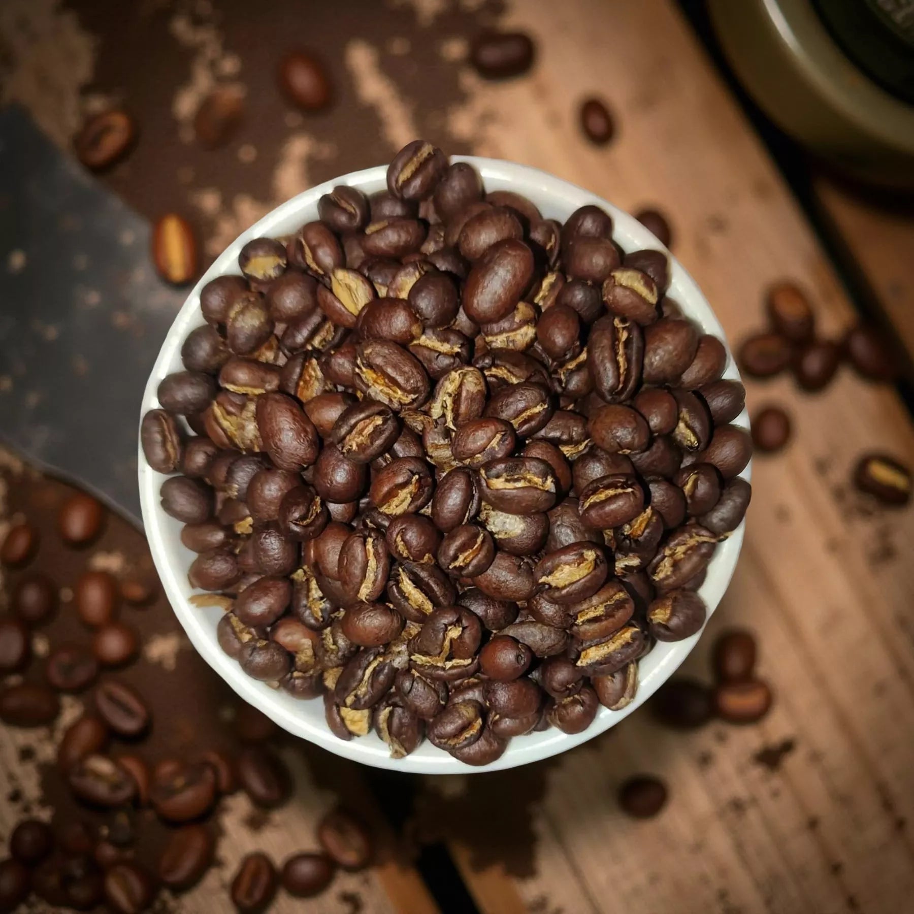Coorg Arabica Cherry Peaberry Roasted Coffee Beans| Medium Roasted - Coorg Coffee Shop