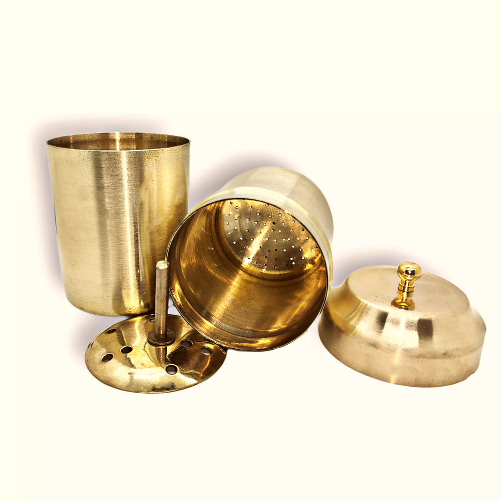 Coorg Brass South Indian Coffee Filter – 250ml – Authentic Coorg Coffee Brewing Experience