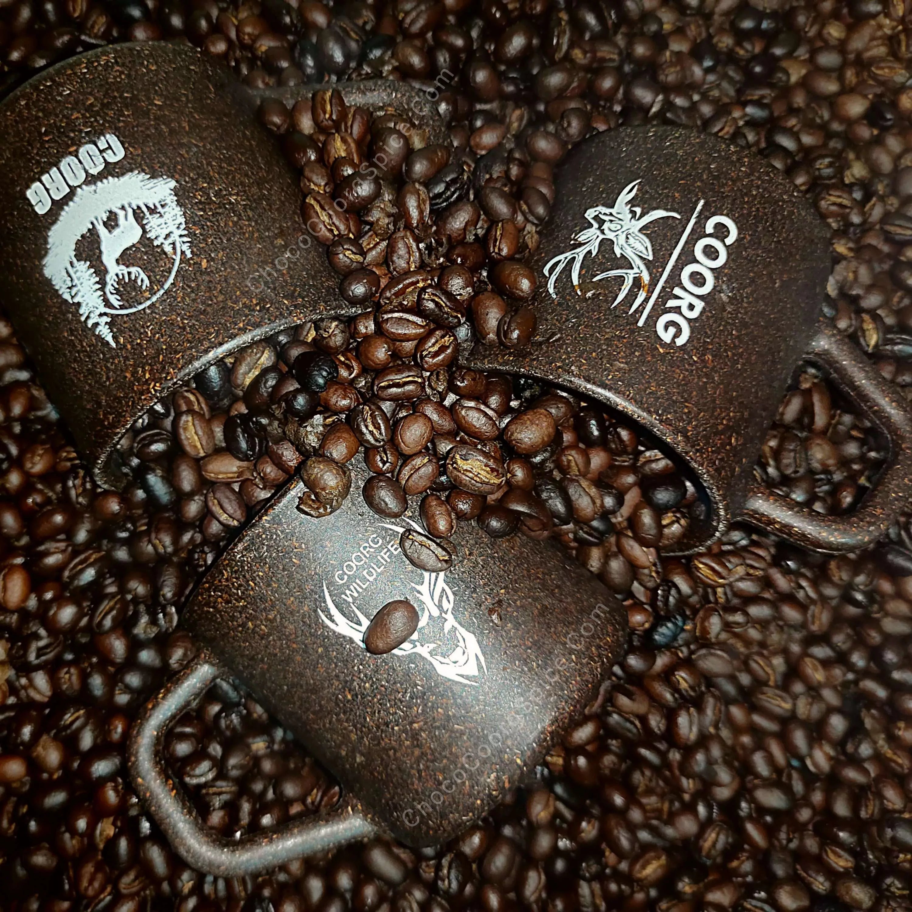 Coorg Coffee Bean Eco Mug- 200ml Unbreakable Coffee Bean Mug | Bamboo and Coffee Husk Mug