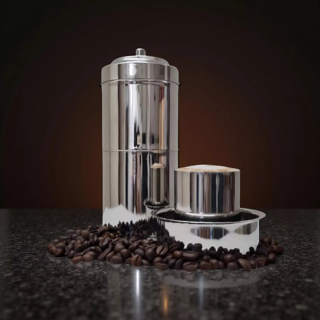 Coorg Stainless Steel South Indian Coffee Filter – 250ML | Durable and Elegant Brew Maker