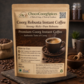 Robusta Coorg Instant Coffee Powder - 100% Coffee Without Chicory Robusta Instant Coorg Coffee