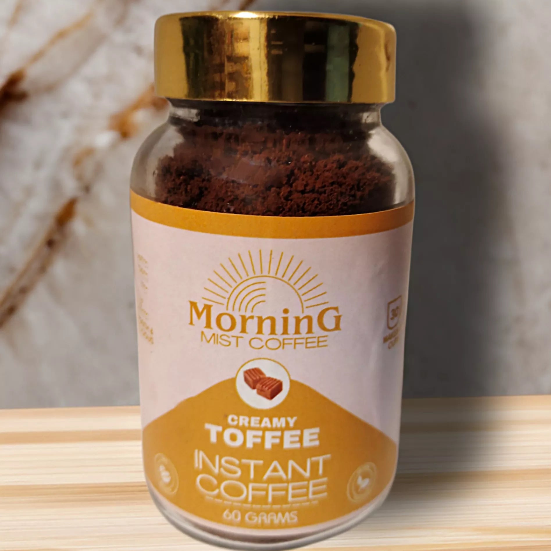 Creamy Toffee Instant Coffee - 60 gm - Coorg Coffee