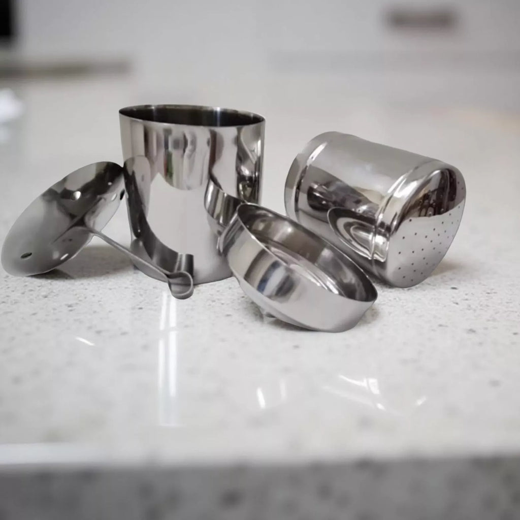 Coorg Stainless Steel South Indian Coffee Filter – 250ML | Durable and Elegant Brew Maker