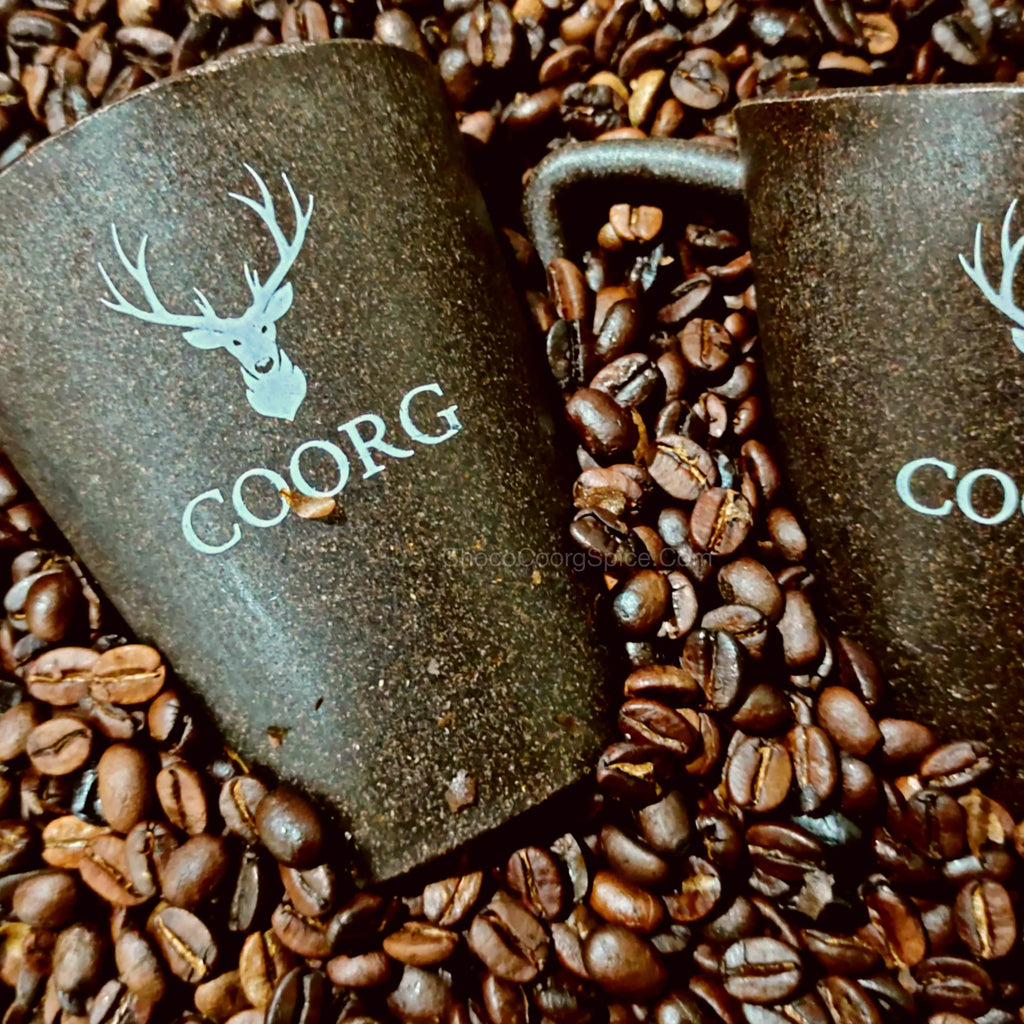 Coorg Coffee Bean Eco Mug- 300ml Unbreakable Mug | Sustainable Bamboo and Coffee Husk Mug